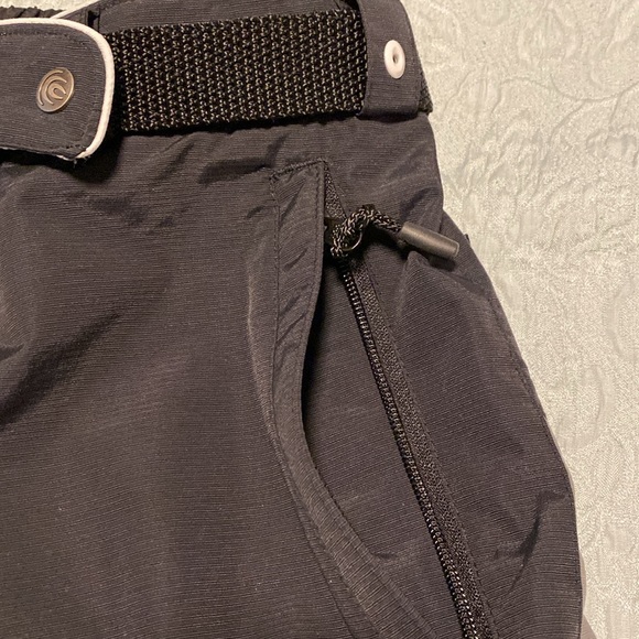 Columbia Convert ski pants black with gray stripes down the outside of the legs - Picture 3 of 6